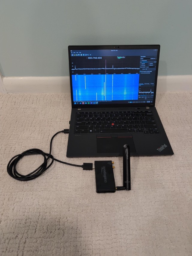 GQRX showing the RTL can still receive