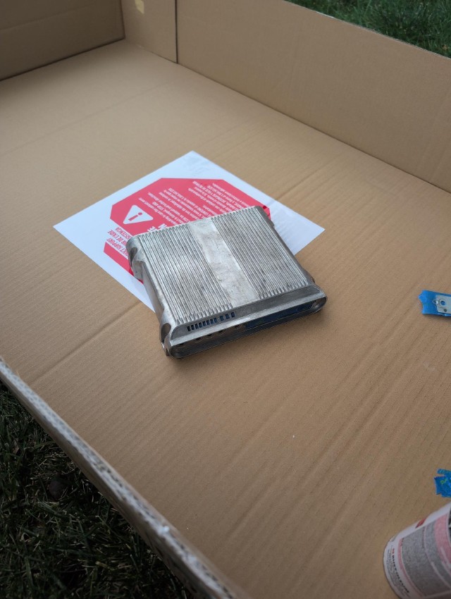 Preparing to paint the Cradlepoint the first time