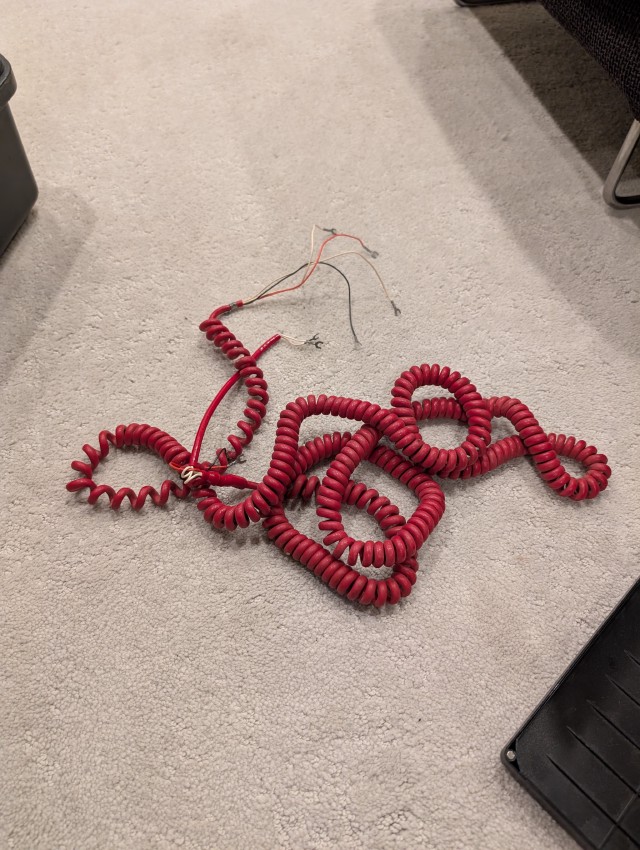 Old phone cable